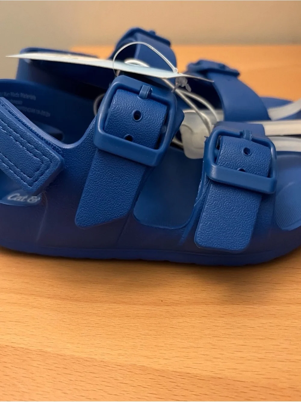 Cat & Jack Blue Kids' Double-Strap Sandals